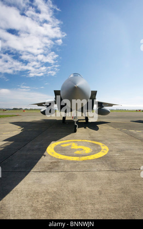 F-15 Kampfjet am Victoria International Airport in Sidney BC Canda Stockfoto