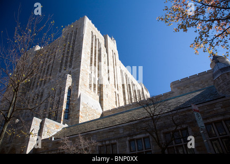 Gebäude der Yale University, New Haven, Vereinigte Staaten Stockfoto