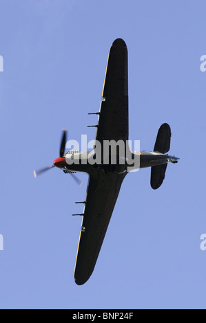 Hawker Hurricane IIC von der RAF Schlacht von Großbritannien Flug betrieben. Stockfoto