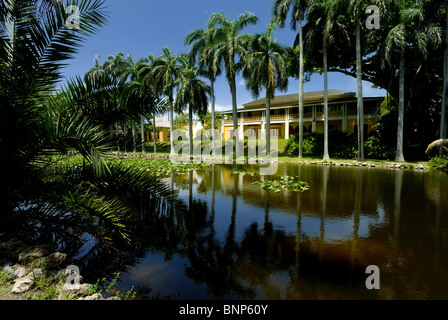 Das Bonnet House (auch bekannt als Bartlett Estate) ist ein historisches Haus in Fort Lauderdale, Florida, Vereinigte Staaten von Amerika. Stockfoto