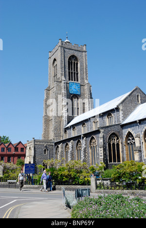 Pfarrkirche von St. Giles auf dem Hügel, Norwich, Norfolk, England Stockfoto