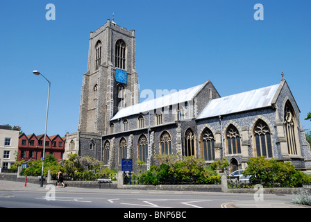 Pfarrkirche von St. Giles auf dem Hügel, Norwich, Norfolk, England Stockfoto