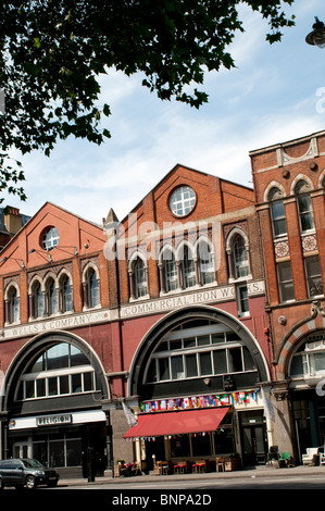 Wells & Unternehmen kommerzielle Iron Works Gebäude, London, E2, England, UK Stockfoto