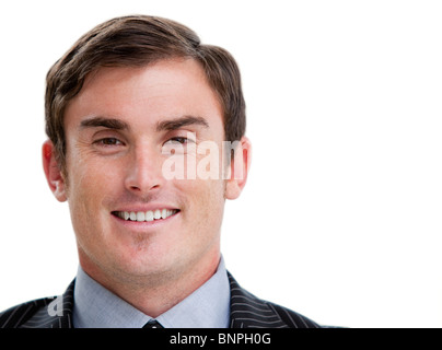 Porträt eines charismatischen Geschäftsmann Stockfoto