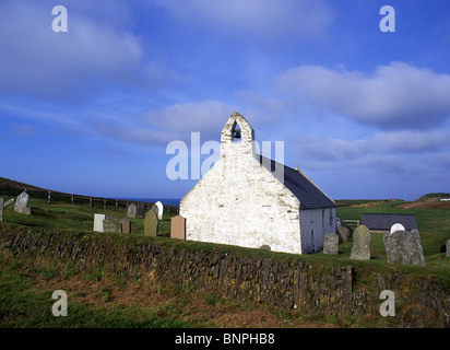 Kirche des Heiligen Kreuzes Mwnt Ceredigion West Wales UK Stockfoto
