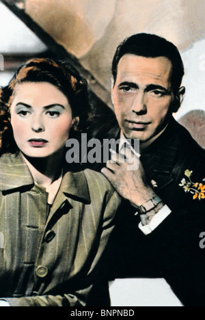INGRID BERGMANN, Humphrey Bogart, Casablanca, 1942 Stockfoto