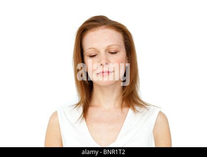 Porträt von eine charmante Geschäftsfrau Stockfoto