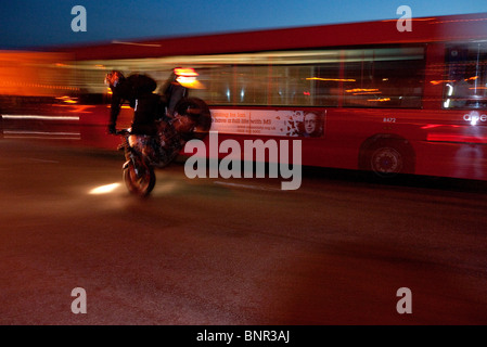 Streetfighter Nacht Ace Cafe London Stockfoto