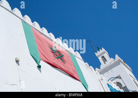 Marokko, Tetouan. Primo Quadrat, Place de Hassan II & Königspalast. Stockfoto