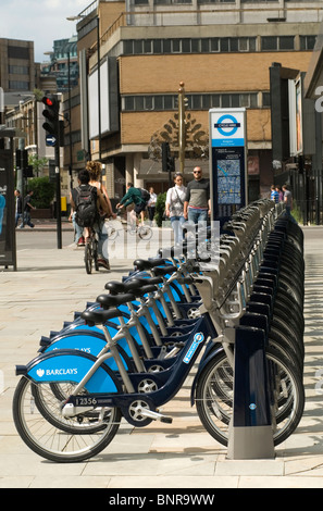 TFL Transport for London Fahrrad die Regelung Boris fahrräder London UK 2010 2010 s HOMER SYKES Stockfoto