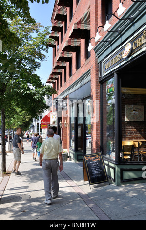 Innenstadt von Amherst, Massachusetts, USA Stockfoto