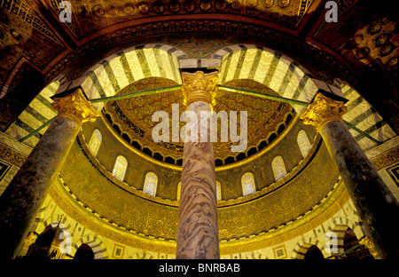 Altstadt von Jerusalem, innen an der Haube des Felsens Stockfoto