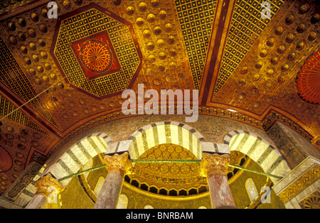 Altstadt von Jerusalem, innen an der Haube des Felsens Stockfoto