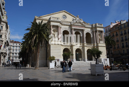 Theatre Municipal, Place Victor Hugo in Toulon, Frankreich. Stockfoto