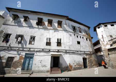 Traditionelle Gebäude in Stone Town, Sansibar, Tansania Stockfoto