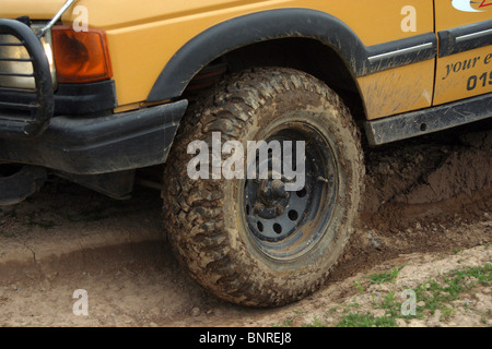 Land Rover Discovery 4 x 4 off-road Stockfoto