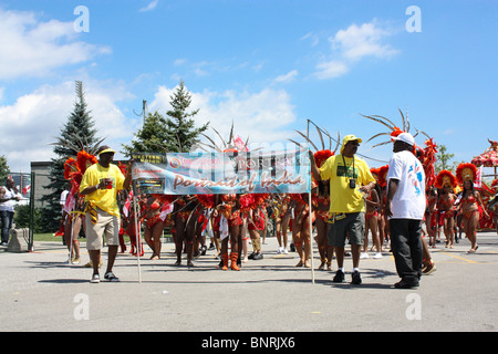 43. (2010) Toronto karibischen Karneval (Caribana) ist das größte karibische Festival in Nordamerika. Stockfoto