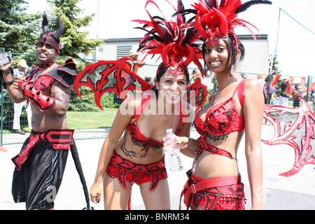 43. (2010) Toronto karibischen Karneval (Caribana) ist das größte karibische Festival in Nordamerika. Stockfoto