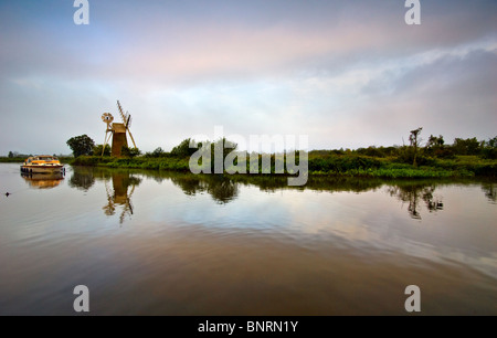 Urlaub auf den Norfolk Broads. Stockfoto