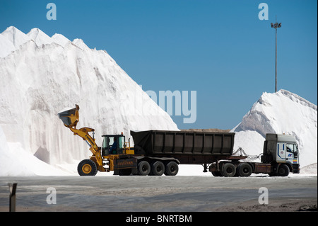 Saline in Walvisbaai Namibia Stockfoto