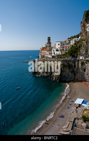 Italien, Kampanien, Atrani, Amalfi-Küste Stockfoto