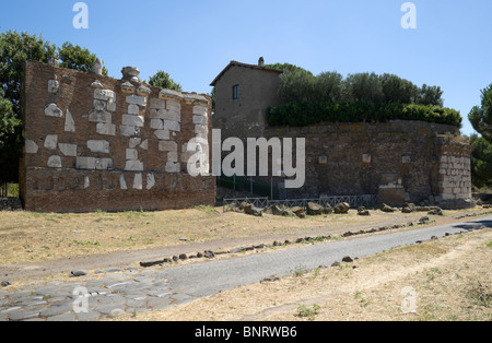 Rom, Via Appia, Casale Rotondo Stockfoto