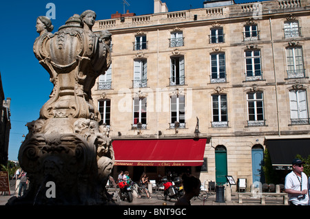 Parliament Square, Place du Parlement, Bordeaux, Frankreich Stockfoto