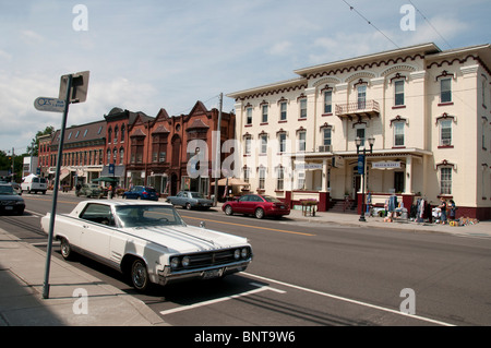 Die Innenstadt von Phelps, NY USA Stockfoto