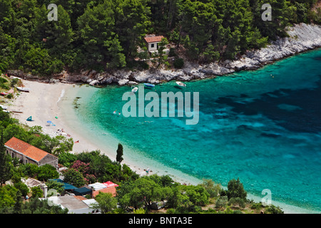 Pupnatska Bay Insel Korcula Dalmatien Kroatien Stockfoto