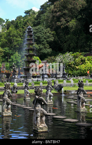 Indonesien, Bali, Tirtagangga, Wasserpalast, Royal, Schwimmbädern, Stockfoto