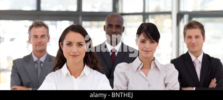 Glückliche junge Business-team Stockfoto