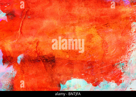 Abstract Grunge Lack - handmade für farbigen Hintergrund Stockfoto