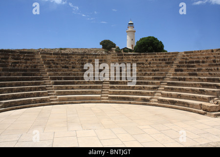 Die Odeon Kato Paphos Zypern EU Europäische Union Europa Stockfoto