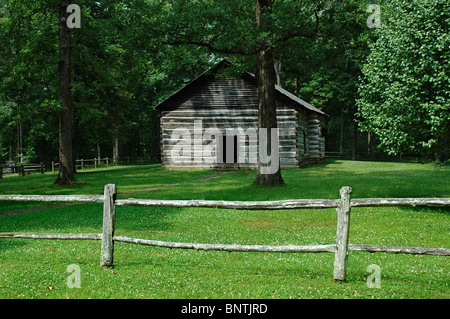 Alten Mulkey Gemeindehaus State Historic Site (1804), politisch, Kentucky Stockfoto