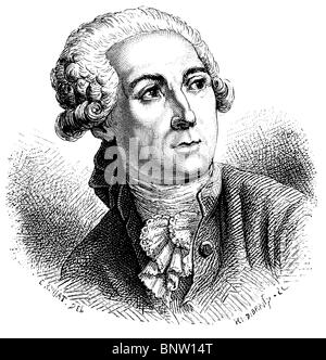 Antoine Laurent de Lavoisier, auch Antoine Lavoisier (1743 – 1794), französischer Chemiker Stockfoto