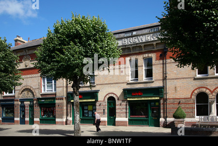 Brauerei-Square Sanierung des alten Eldridge Pope-Brauerei-Geländes in Dorchester Stockfoto