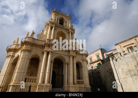 Palazzolo Acreide. Sizilien. Italien. 18. C Chiesa di San Paolo. Stockfoto