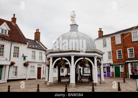 ! 8. Jahrhundert Market Cross in Bungay, Suffolk, UK Stockfoto