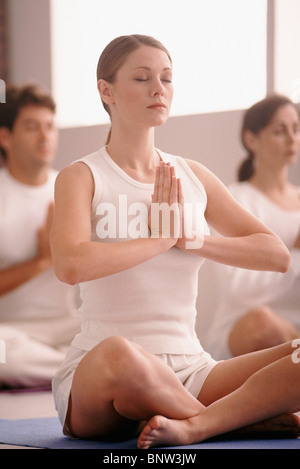 Yoga Klasse Stockfoto
