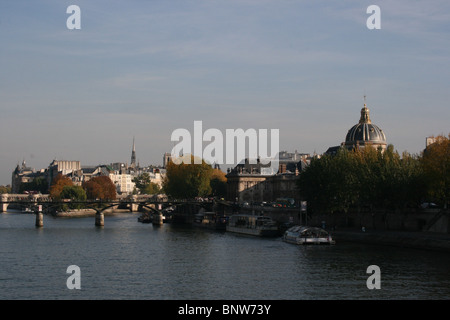 Fluss Seine in Paris Stockfoto