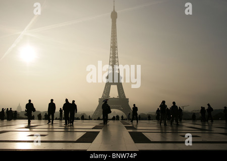 Bild der Eiffelturm in Paris Stockfoto