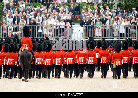 Die Trooping die Farbe Zeremonie zu Ehren des Geburtstages Queens Stockfoto