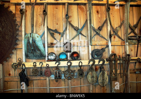 Mechanische Werkstatt an Barthell Coal Mining Camp, Kentucky Stockfoto