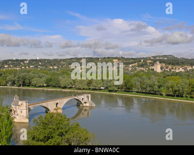 Pont St-Bénézet, Avignon, Frankreich Stockfoto