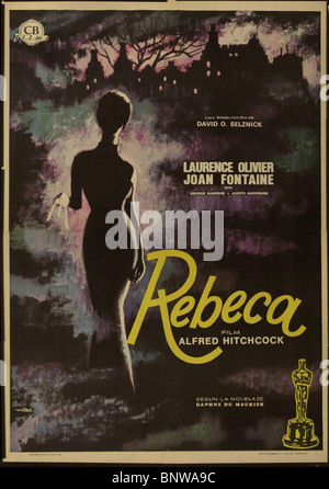 FILM POSTER REBECCA (1940) Stockfoto