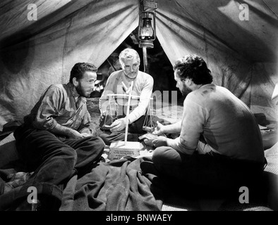 HUMPHREY BOGART, WALTER HUSTON, TIM HOLT, DER SCHATZ DER SIERRA MADRE, 1948 Stockfoto