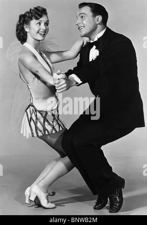 DEBBIE REYNOLDS, gene kelly, SINGIN' IN THE RAIN, 1952 Stockfoto