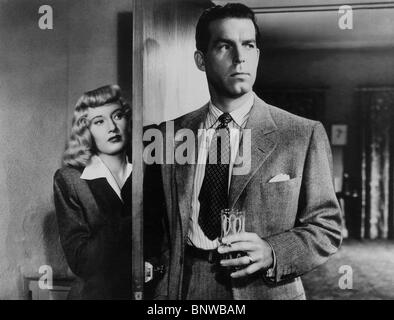 BARBARA STANWYCK und FRED MACMURRAY, Double Indemnity, 1944 Stockfoto