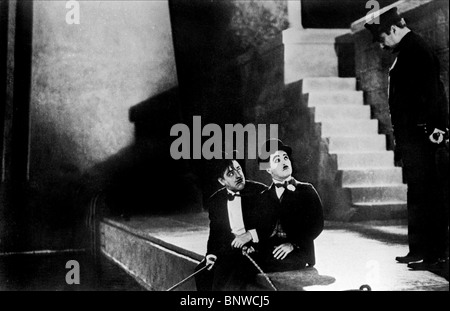HARRY MYERS, Charlie Chaplin, City Lights, 1931 Stockfoto