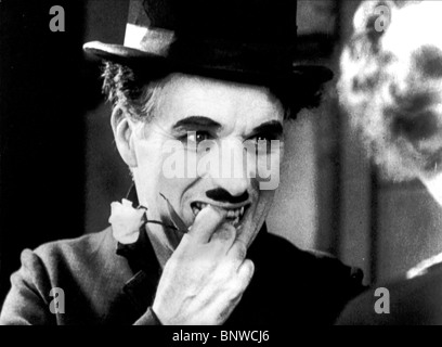 CHARLIE CHAPLIN CITY LIGHTS (1931) Stockfoto